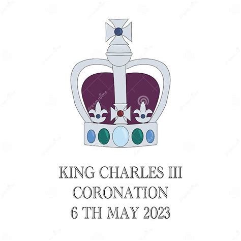 Crown for Poster or Greeting Card, Coronation of Prince Charles of ...