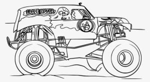 Grave Digger Monster Truck Vectors - Free Transparent PNG Download - PNGkey