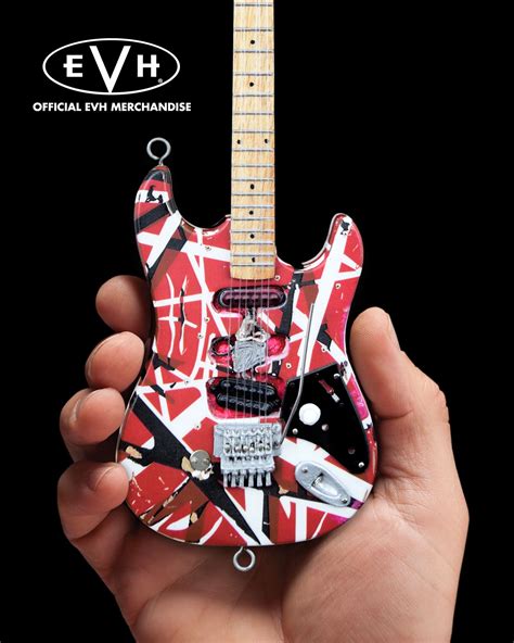 EVH "Frankenstein" Eddie Van Halen Mini Guitar Replica Collectible - Officially Licensed | Eddie ...