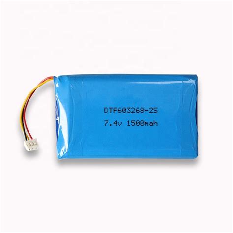 Lithium Polymer Battery Cells 7.4V 1500mAh Battery Pack - China 7.4V ...