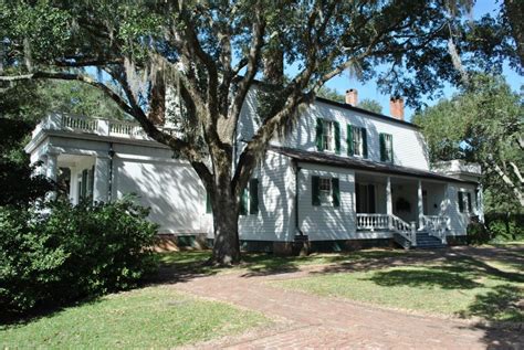 Rosedown -- rear view . . .(Louisiana antebellum home ...