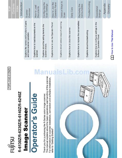 FUJITSU FI-6130Z OPERATOR'S MANUAL Pdf Download | ManualsLib