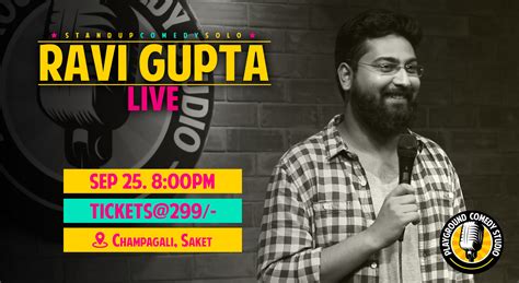 Ravi Gupta Live – Stand Up Comedy Solo