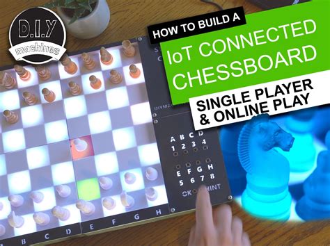 Smart Chess Board - Play online or against Raspberry Pi