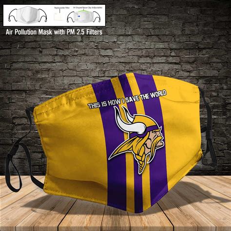 Stocktee NFL Minnesota Vikings Face Masks PT1299