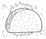 Mexican Food Coloring Pages sketch template