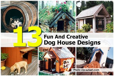 13 Fun And Creative Dog House Designs