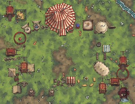 [Art] Travelling Circus Assets : r/DnD