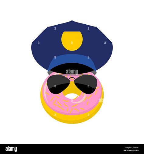 Cartoon illustration man eating donut hi-res stock photography and ...