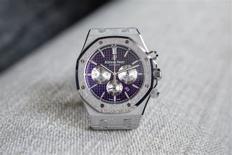 Audemars Piguet Royal Oak Chronograph Frosted Gold Purple - Review, Price