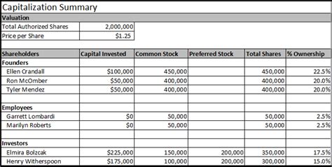 Capitalization Table: What It Is, Key Concepts & Importance