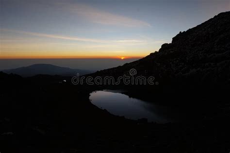 Mount KENYA sun rise stock photo. Image of moutain, afterglow - 232499738