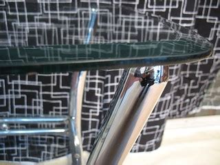 Modern Glass/Chrome End Table | -This modern designed table … | Flickr