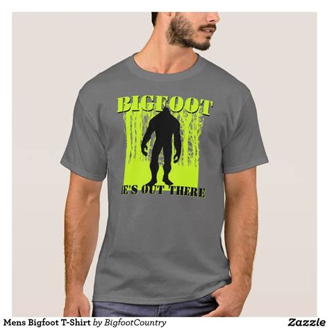 Mens Bigfoot T-Shirt | T shirt, Shirts, Shirt designs