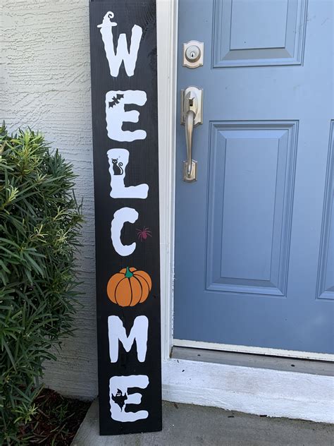 Halloween Welcome Sign - DIY