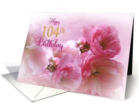 Happy 104th Birthday card (454400)