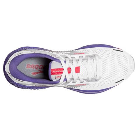 Brooks Women's Adrenaline GTS 22 White/Coral/Purple – Pilcher's Shoes