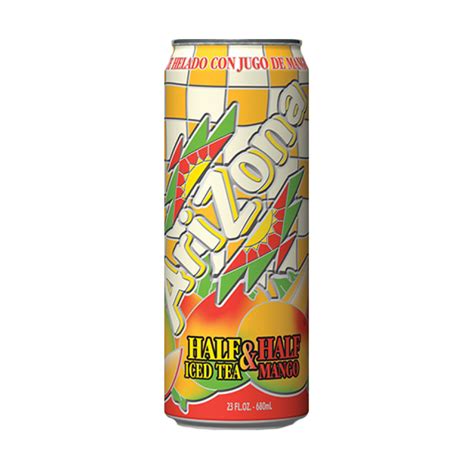 Arizona Half and Half Iced Tea Mango 680ml | Sugar Box