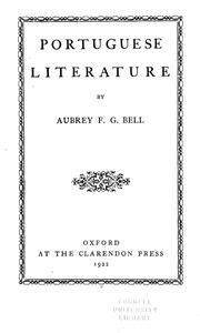 Portuguese literature (1922 edition) | Open Library