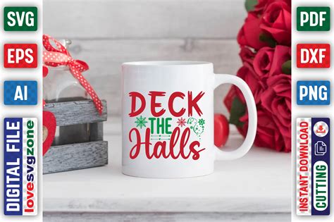 Deck the Halls Graphic by lovesvgzone · Creative Fabrica