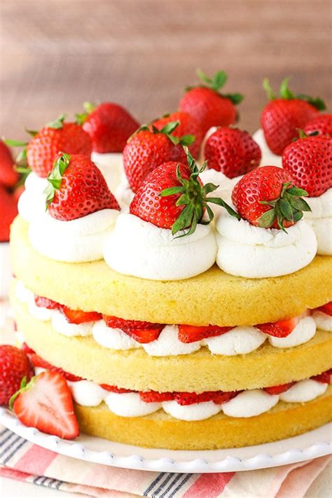 Easy Strawberry Shortcake Cake Recipe | Life Love and Sugar