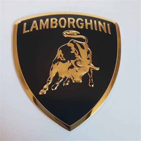 Aluminum 3D Sticker - Lamborghini Emblem Aluminium 3D Sticker - 2019-2019 (1 items) - Catawiki