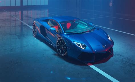 Blue Lamborghini Aventador New, HD Cars, 4k Wallpapers, Images ...