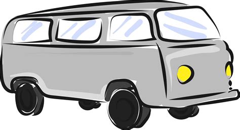 Old bus drawing, illustration, vector on white background 13594443 ...