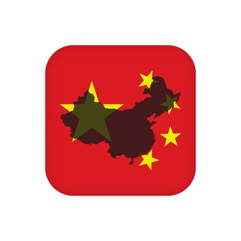 China flag, official colors. Vector illustration. 12735048 Vector Art ...