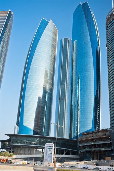 Abu Dhabi Downtown Streets with Skyscrapers Editorial Stock Image - Image of investment ...