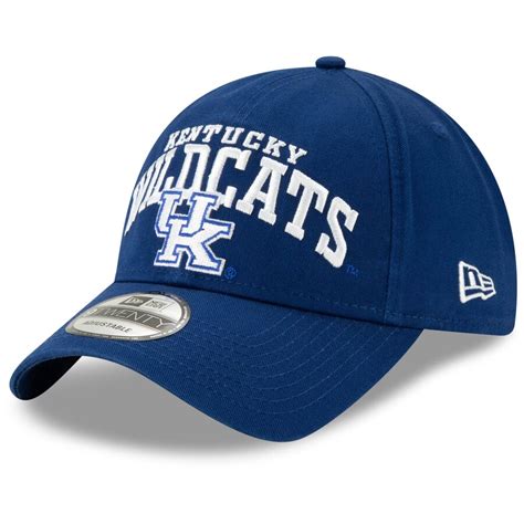 Men's New Era Royal Kentucky Wildcats Arch Over Logo 9TWENTY Adjustable Hat