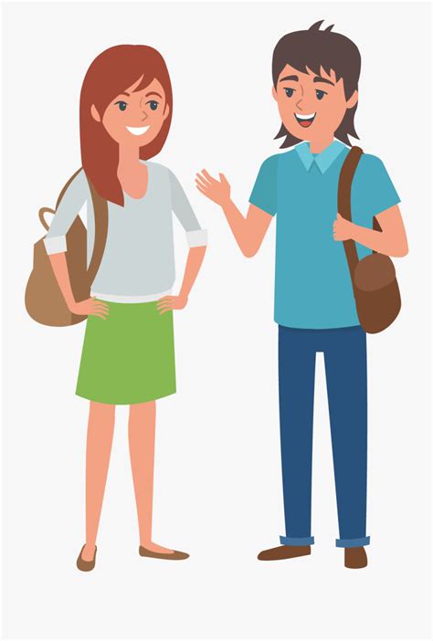 International Student Royalty-free Illustration - Man And Woman Cartoon Png , Free Transparent ...