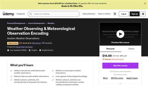 The Best Meteorology Online Courses