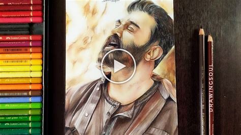 Vikram Drawing 🔥🔥 in 2022 | Celebrity drawings, Color pencil drawing ...