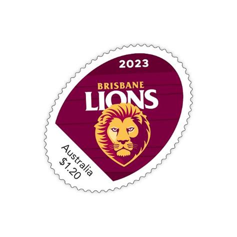 AFL 2023 Brisbane Lions Stamp Pack - AFL