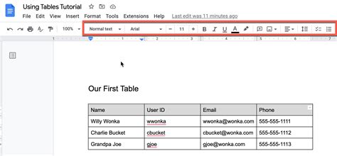 Ultimate Guide to Using Tables in Google Docs - The Productive Engineer