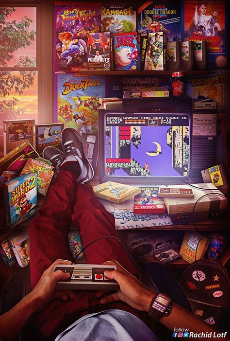 fun on games | Retro gaming art, Retro art, Game art