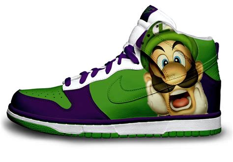 luigi shoes yes please! | Diseño de zapatos nike, Zapatos nike mujer ...