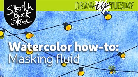 How To Use Masking Fluid in Watercolor Painting (with Video)