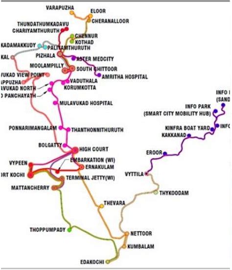 Kochi Water Metro: Route, stations, map, fare payment modes of India's first water metro ...