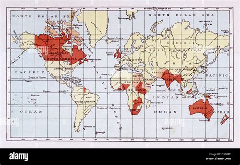 British Empire Map 1900