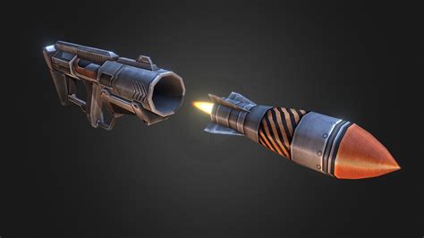 Rocket Launcher - Buy Royalty Free 3D model by JonLundy3D [ce9eaf6] - Sketchfab Store