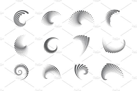 Abstract Swirl Icons | Abstract, Swirl, Vector illustration