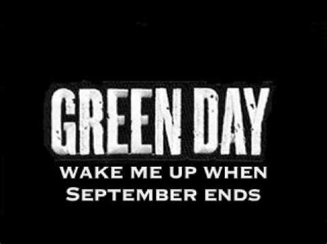 Wake Me Up When September Ends - Green Day - With Lyrics - YouTube