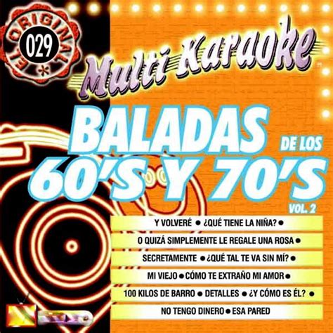 Baladas De Los 60`s y 70`s, Vol. 2 (Karaoke Versions) by Musicmakers on ...