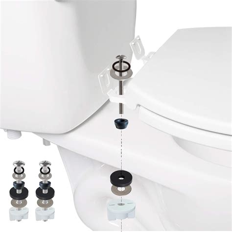 Universal Toilet Seat Hinge Bolts, Toilet Tank to Bowl Bolts Kit, Toilet Bolts Toilet Repair ...