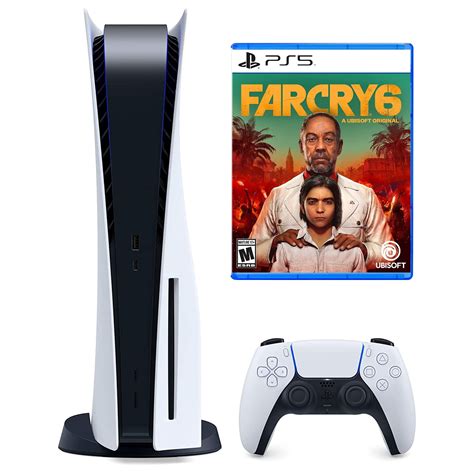 Sony PlayStation 5 Disc Version Console (Ps5 Disc Console) with Far Cry ...