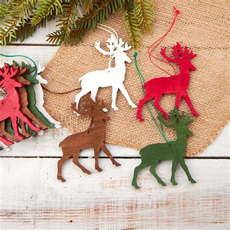 Assorted Christmas Deer Ornaments - Christmas Ornaments - Christmas and ...