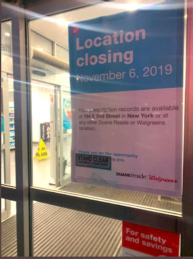 EV Grieve: 2 neighborhood Duane Reade locations are closing this week