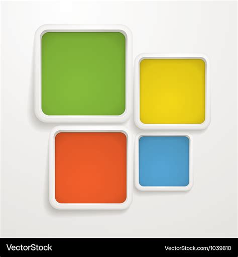 Abstract background color boxes Royalty Free Vector Image